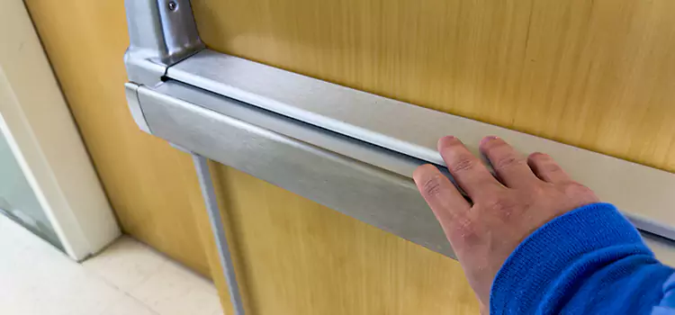 Installing a Push Bar on a Door Antelope